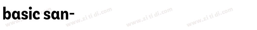 basic san字体转换